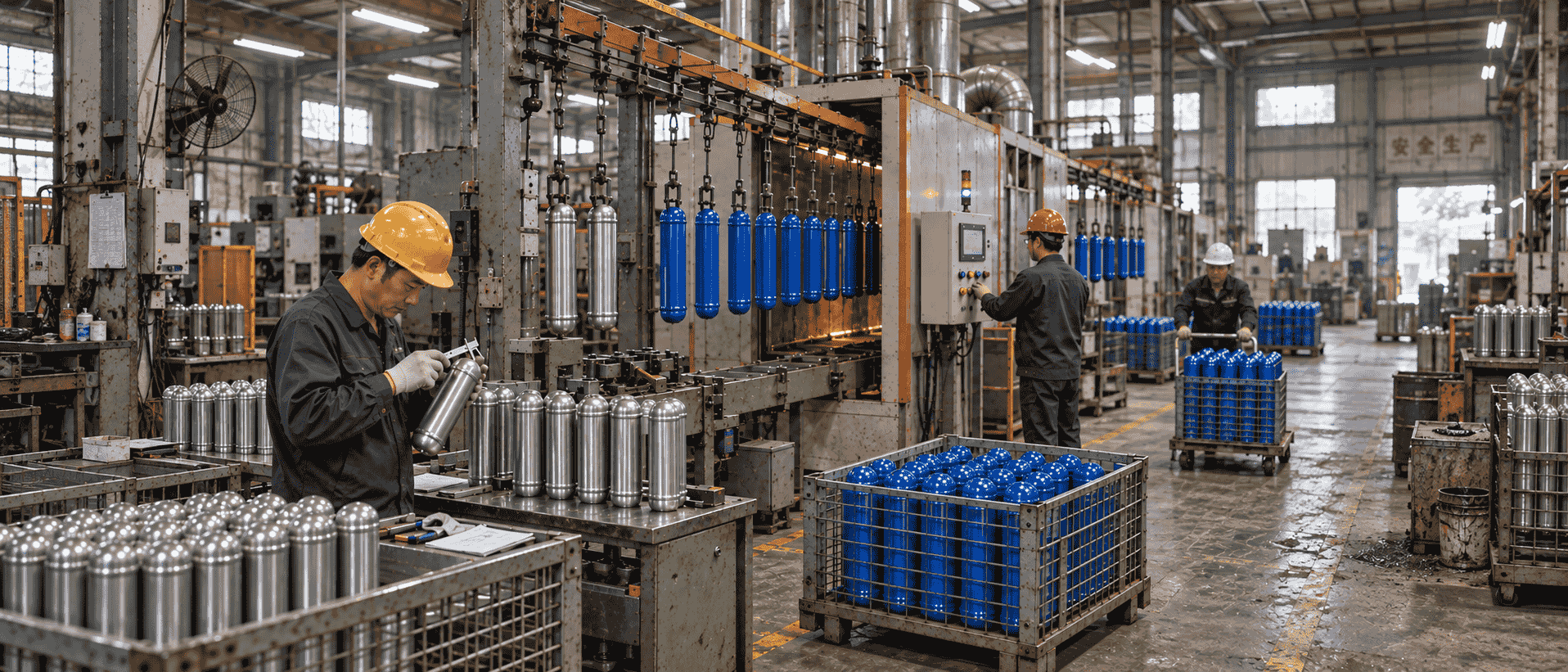 Assembly and filling