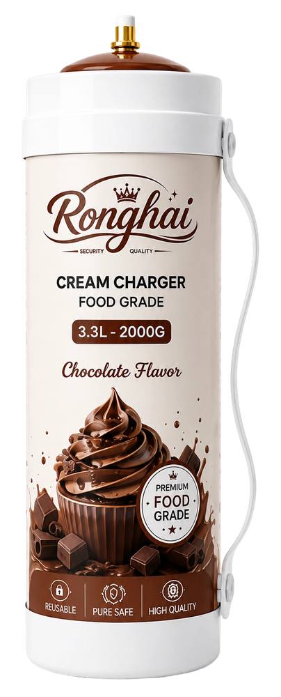 Chocolate Flavor N2O Cream Charger Cylinder