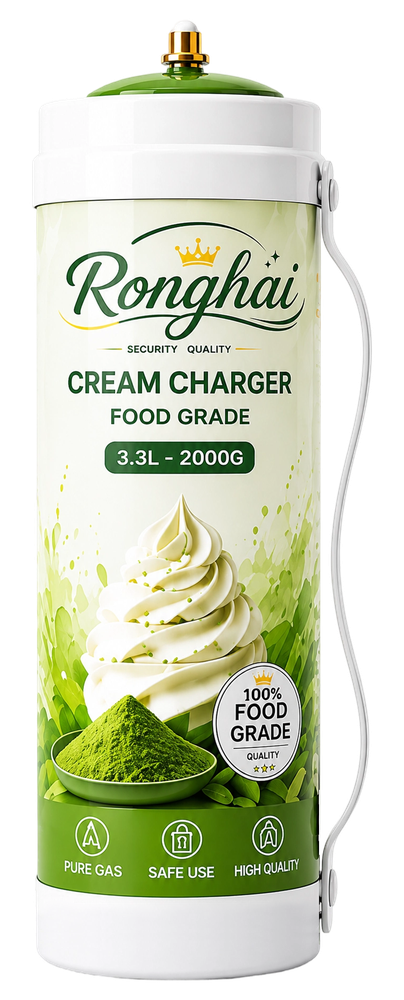 Matcha Flavor N2O Cream Charger Cylinder