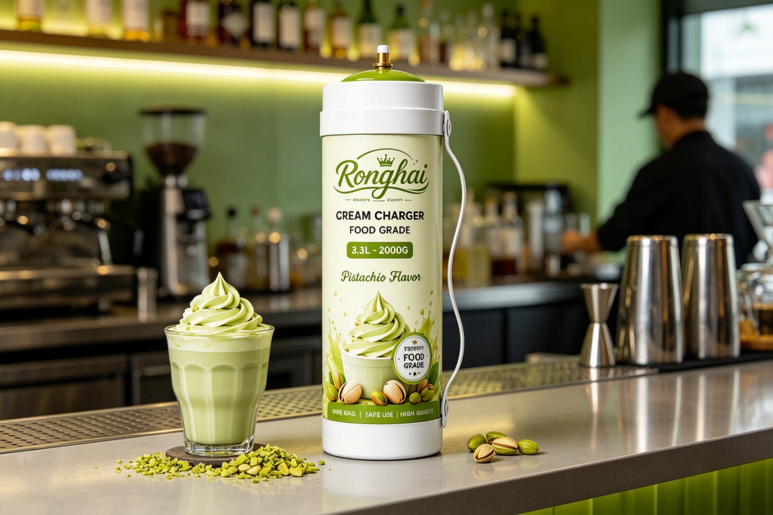 Pistachio Cream Topping for Cakes and Pastries
