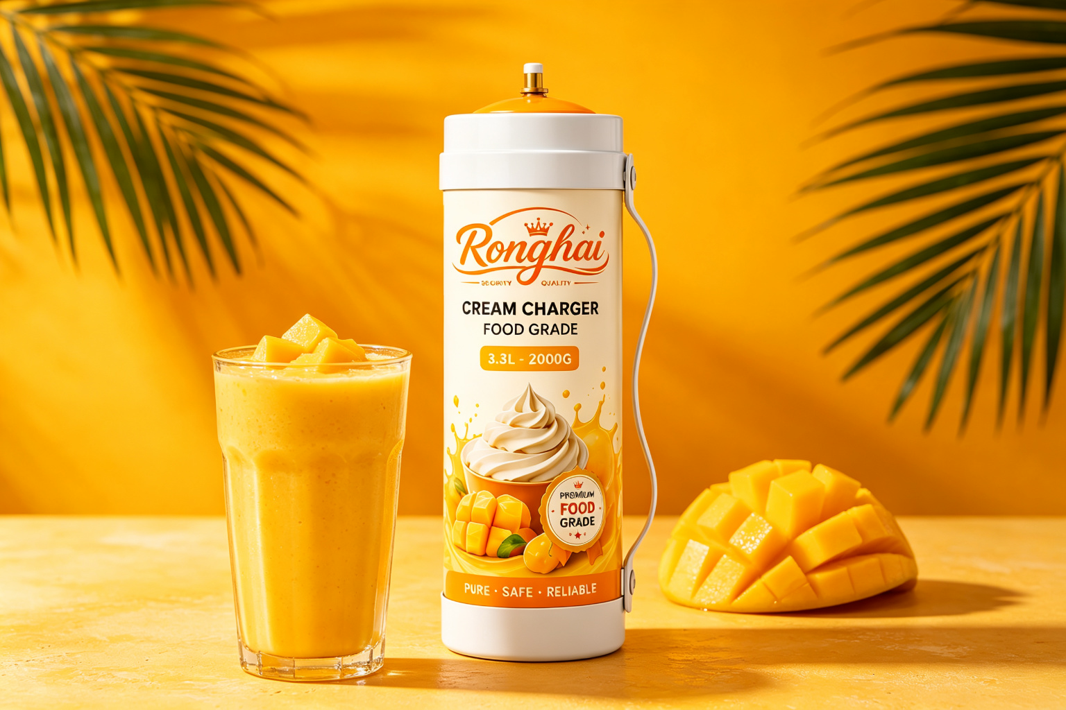 Mango Tango Whipped Cream Tropical Smoothie Recipe