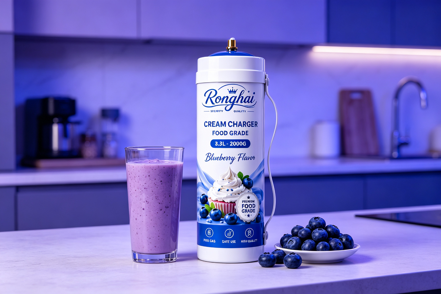 Blueberry Burst Whipped Cream Pancake Recipe