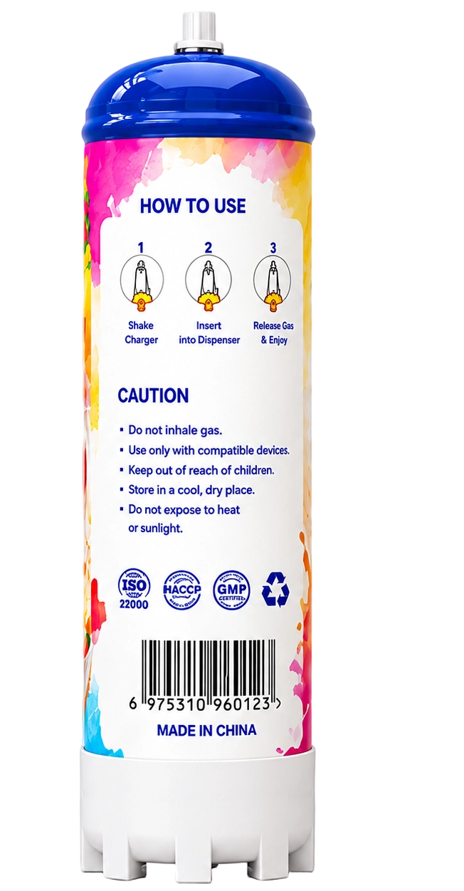 1364g 2.2L N2O Cream Charger Cylinder