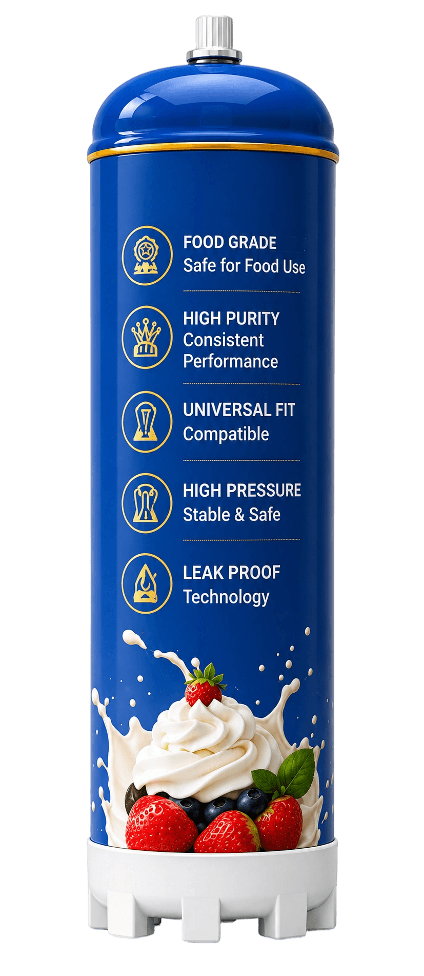 1364g 2.2L N2O Cream Charger Cylinder