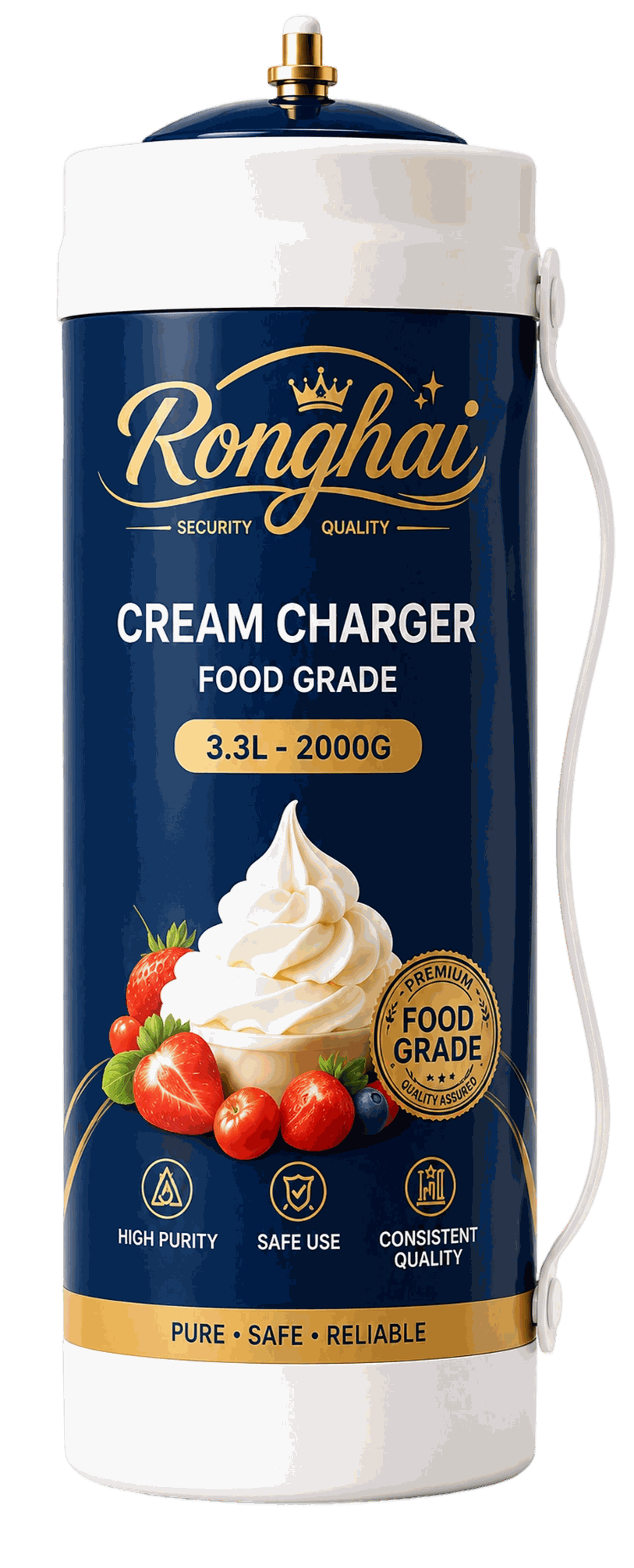 2000g 3.3L N2O Cream Charger C