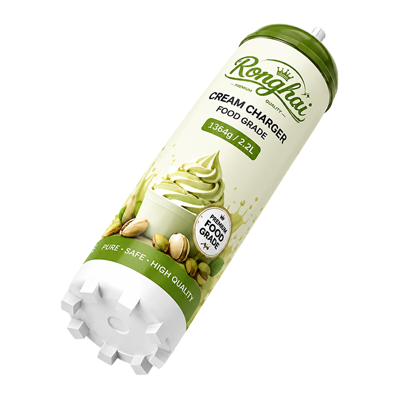 Pistachio Flavor N2O Cream Charger Cylinder