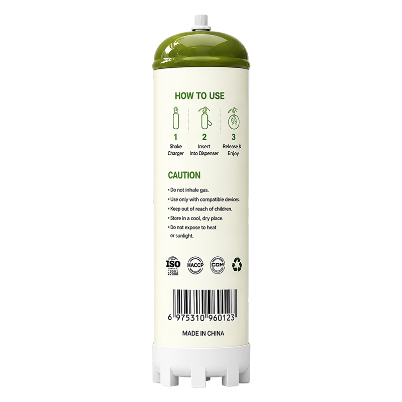 Pistachio Flavor N2O Cream Charger Cylinder