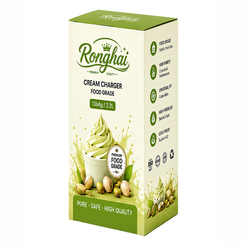 Pistachio Flavor N2O Cream Charger Cylinder