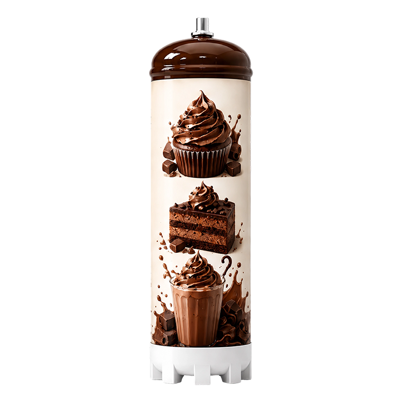 Chocolate Flavor N2O Cream Charger Cylinder