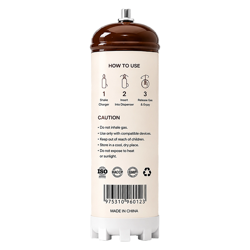 Chocolate Flavor N2O Cream Charger Cylinder