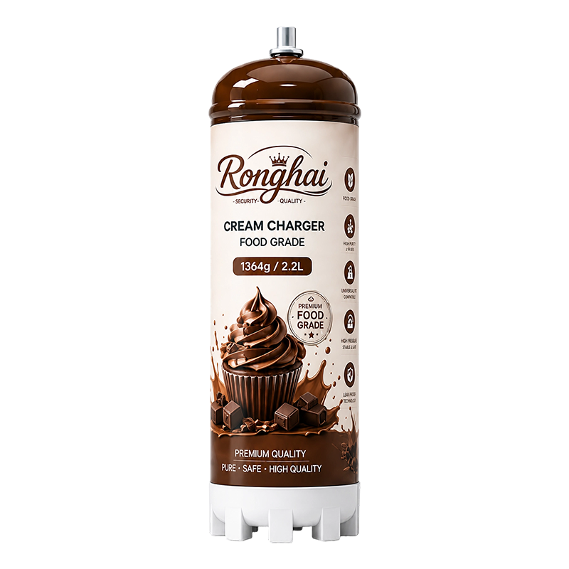 Chocolate Flavor N2O Cream Charger Cylinder