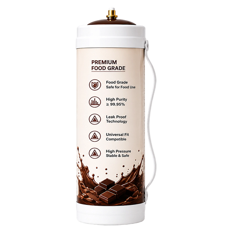 Chocolate Flavor N2O Cream Charger Cylinder