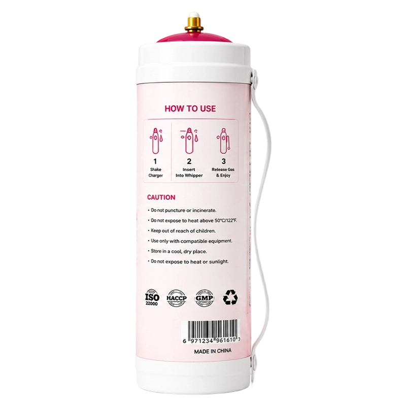 Strawberry Flavor N2O Cream Charger Cylinder