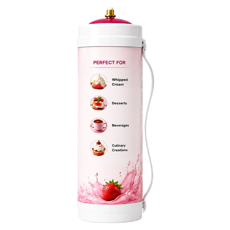 Strawberry Flavor N2O Cream Charger Cylinder