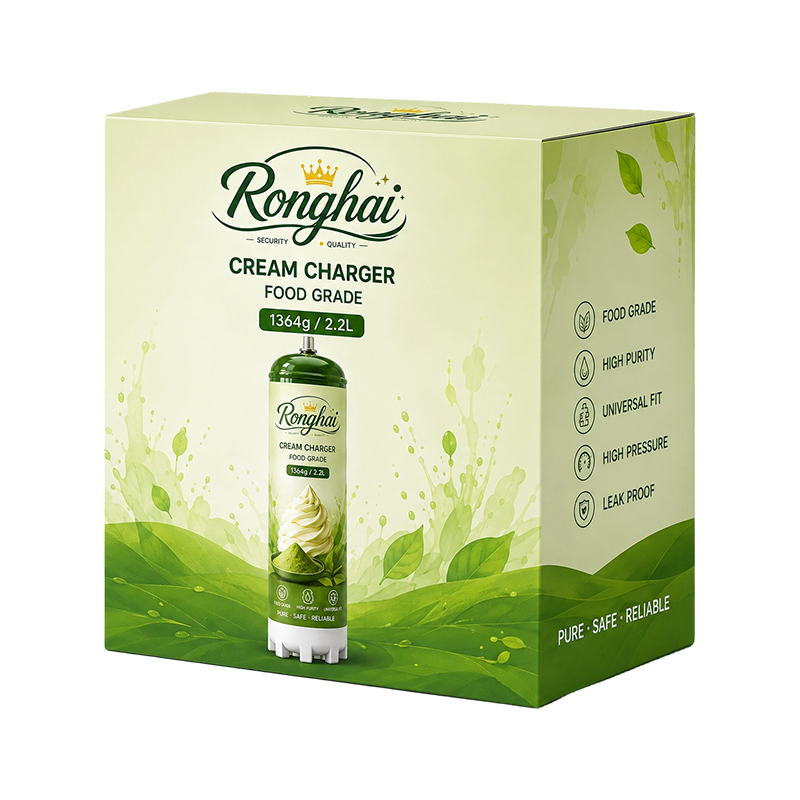 Matcha Flavor N2O Cream Charger Cylinder