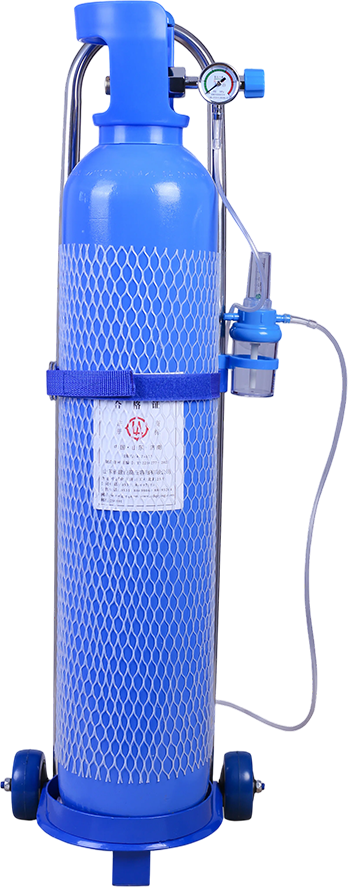 Medical Oxygen Cylinder Kit with Trolley