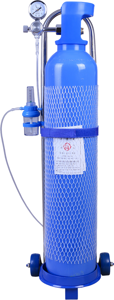 Medical Oxygen Cylinder Kit with Trolley