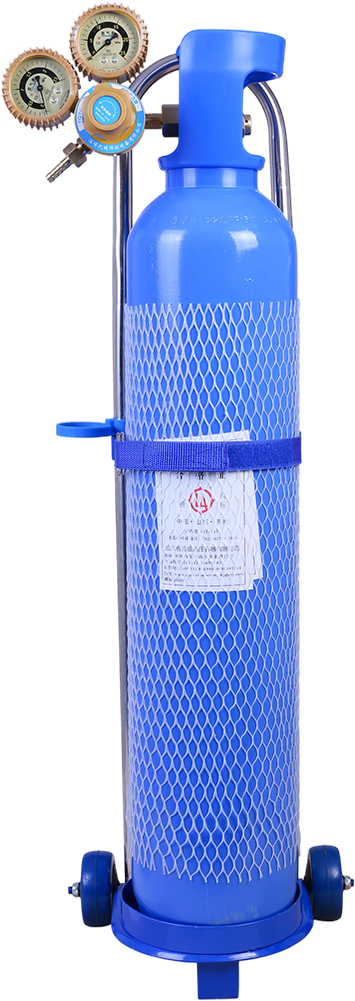 Medical Oxygen Cylinder Kit with Trolley