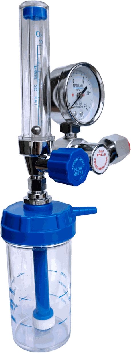 Buoy-style oxygen inhaler