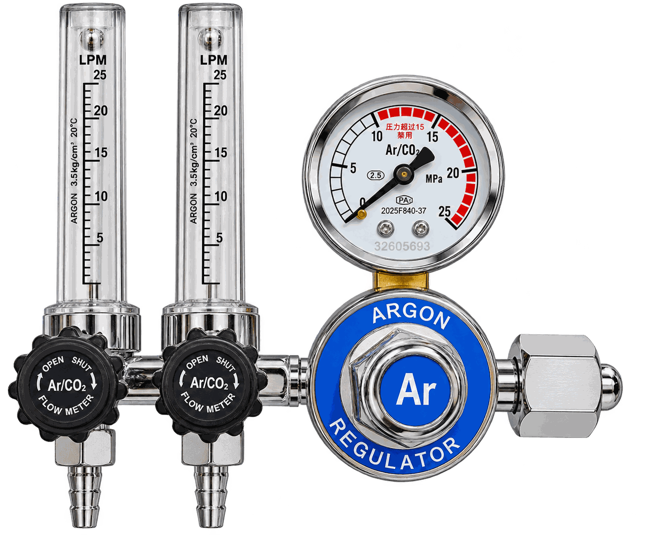 Argon CO₂ Flow Meter Regulator
