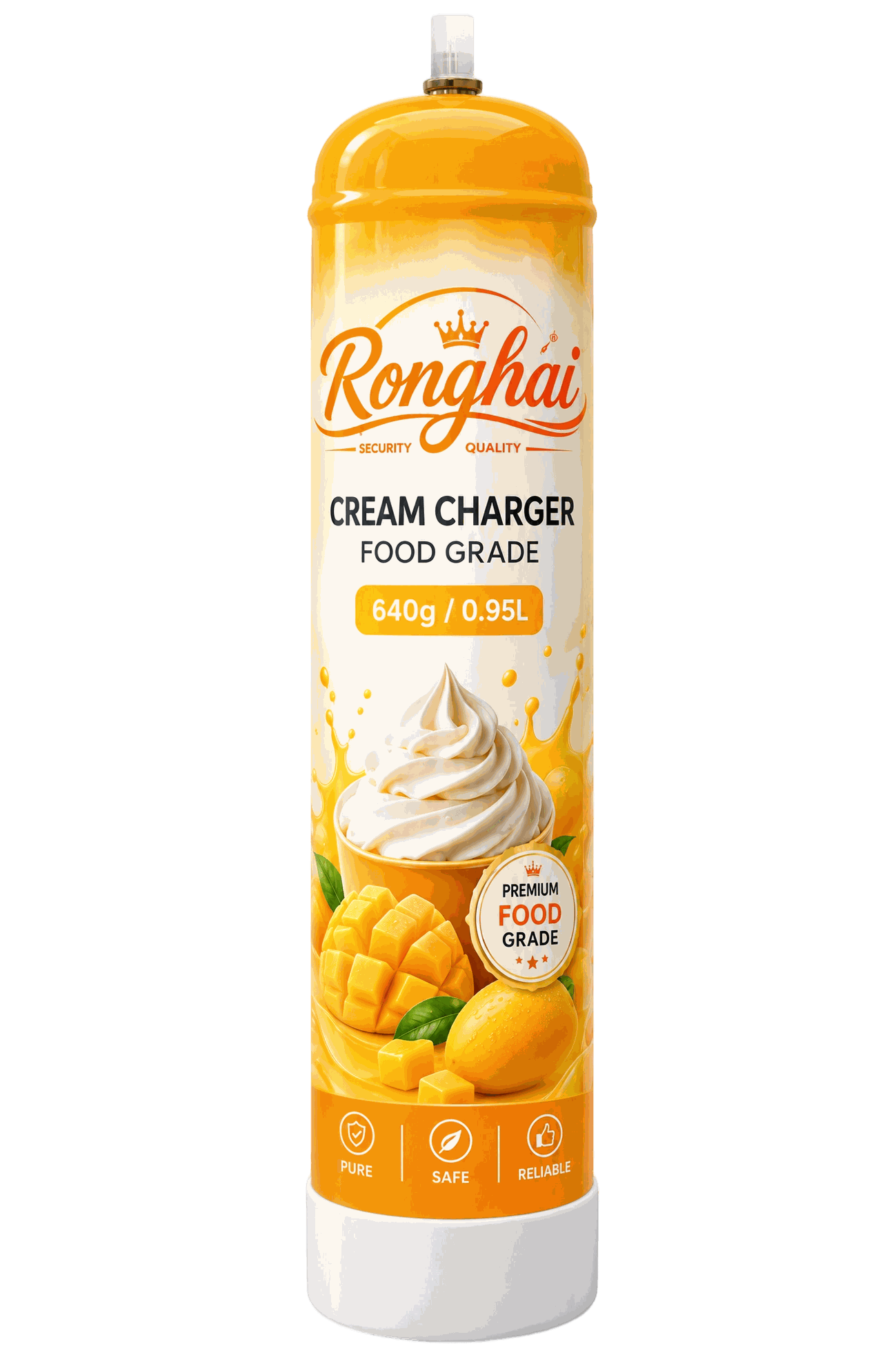 Mango Flavor N2O Cream Charger