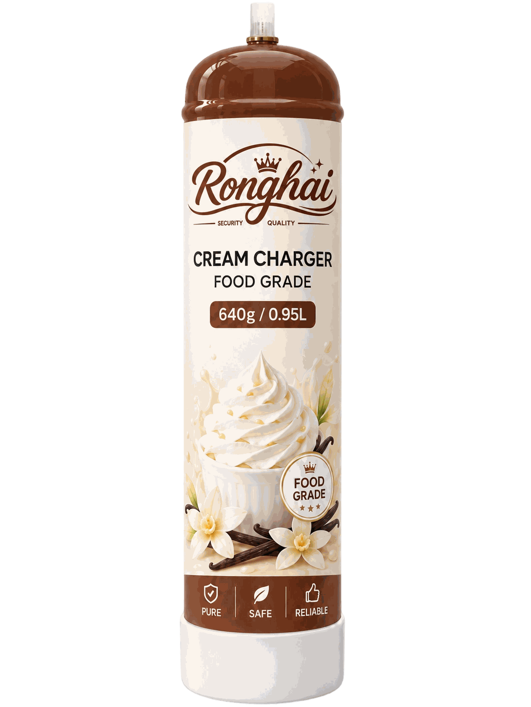 Vanilla Flavor N2O Cream Charg